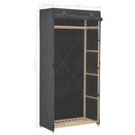 Casa si Gradina - Mobilier - Dulapuri si sifoniere - Sifoniere - Sifonier, gri, 79 x 40 x 170 cm, material textil - Infinity.ro