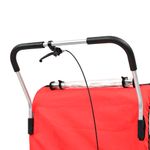 Sport si Outdoor - Ciclism - Accesorii pentru biciclete - Remorci biciclete - Remorca bicicleta & carucior 2-in-1, negru si rosu - Infinity.ro