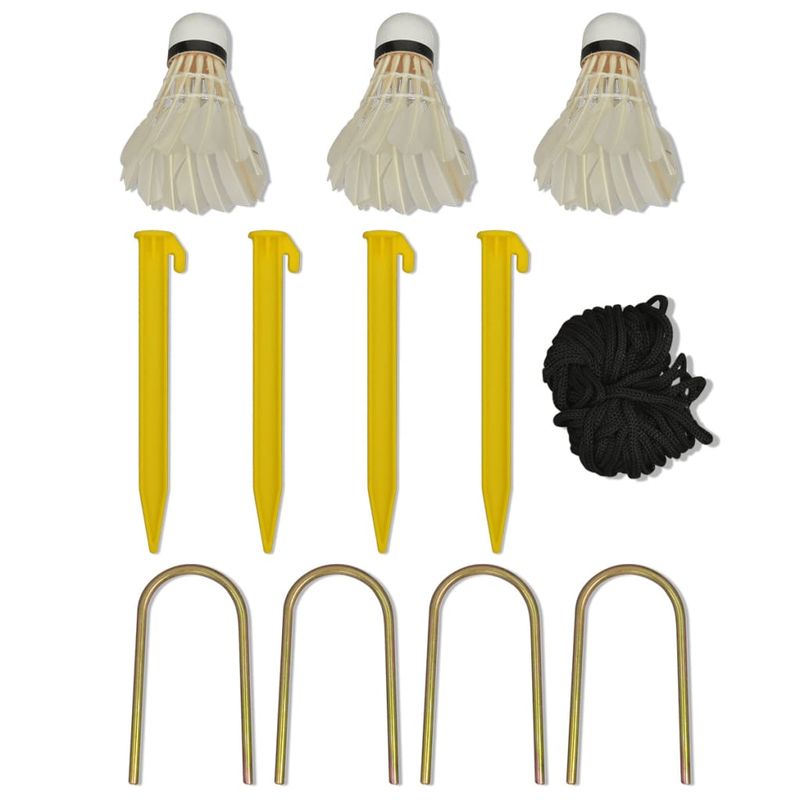 Sport si Outdoor - Sporturi cu paleta - Badminton - Echipamente de badminton - Set fileu de badminton, cu fluturasi, 300x155 cm - Infinity.ro