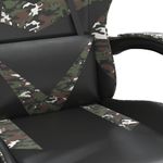 Casa si Gradina - Mobilier - Scaune si fotolii - Scaune - Scaun de gaming pivotant, negru si camuflaj, piele ecologica - Infinity.ro