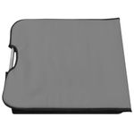 Casa si Gradina - Gradina si terasa - Mobilier exterior - Scaune si sezlonguri gradina - Saltele plaja pliabile , 2 buc., gri, otel si tesatura - Infinity.ro