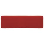 Casa si Gradina - Gradina si terasa - Mobilier exterior - Canapele si fotolii gradina - Otoman de gradina din paleti, alb, lemn pin tratat, roșu - Infinity.ro