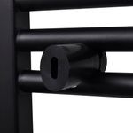 Casa si Gradina - Termice - Generatoare de aer cald - Radiator port-prosop incalzire centrala baie, curbat, negru, 500 x 1160 mm - Infinity.ro
