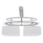 Casa si Gradina - Corpuri si surse de iluminat - Veioze si lampi - Lampadare - Plafoniera cu abajururi de sticla elipsoide, pentru 4 becuri E14 - Infinity.ro