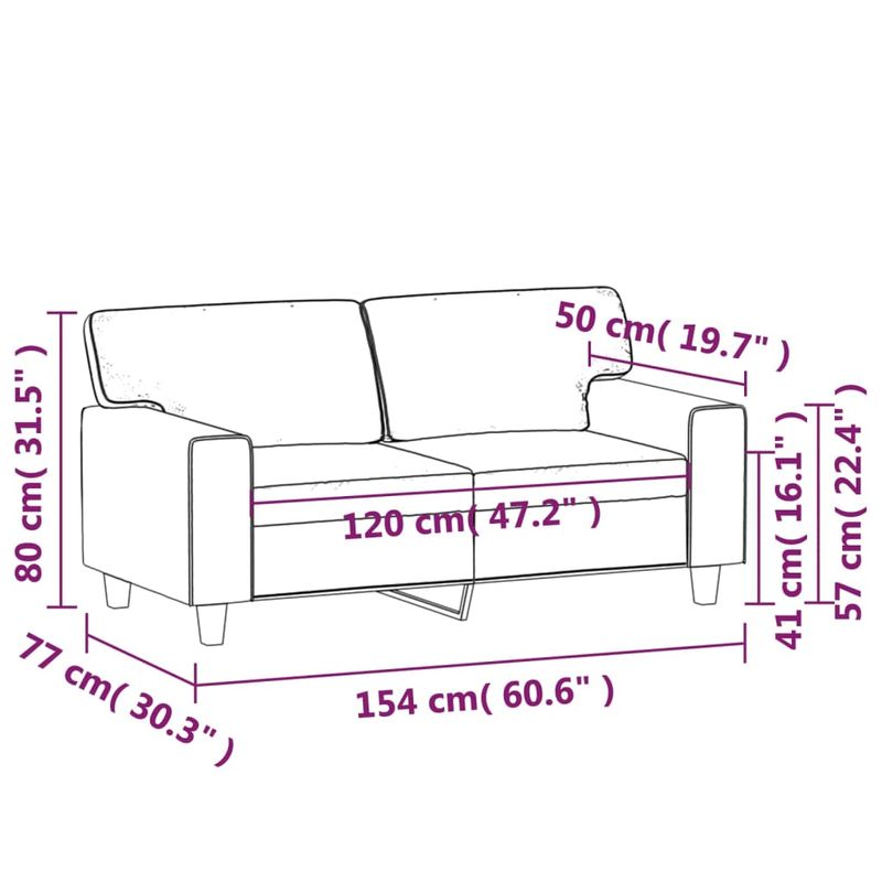 Casa si Gradina - Mobilier - Canapele si coltare - Canapele - Canapea de o persoana, rosu vin, 120 cm, material textil - Infinity.ro