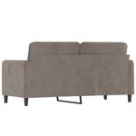Casa si Gradina - Mobilier - Canapele si coltare - Canapele - Fotoliu canapea, gri deschis, 140 cm, catifea - Infinity.ro