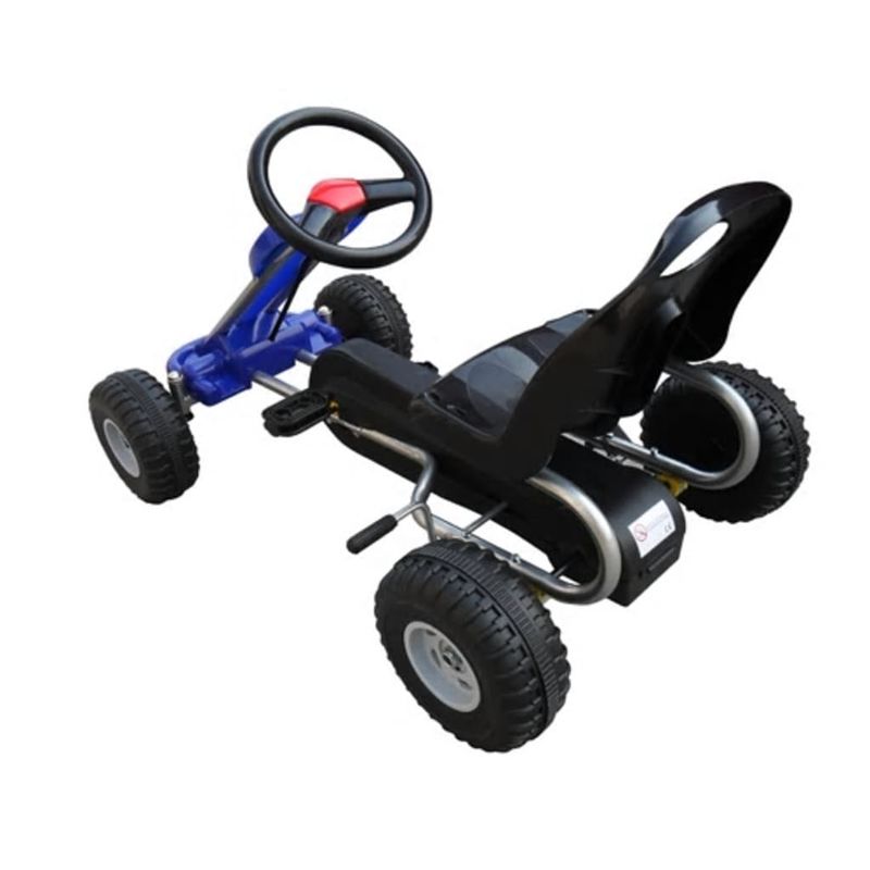 Jucarii, Copii si Bebe - Jucarii si jocuri - Jucarii de exterior - Masinute si vehicule pentru copii - Kart cu pedale Go Kart, albastru - Infinity.ro