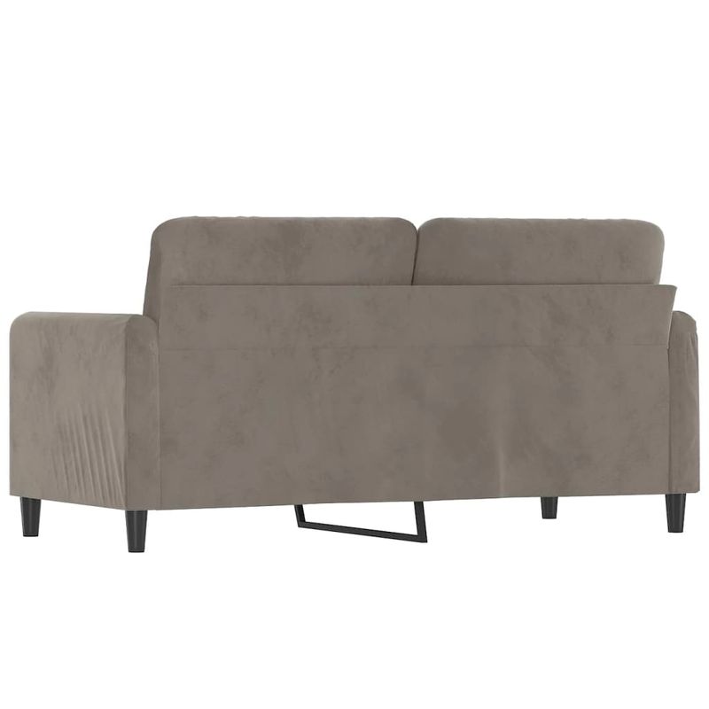 Casa si Gradina - Mobilier - Canapele si coltare - Canapele - Fotoliu canapea, gri deschis, 140 cm, catifea - Infinity.ro