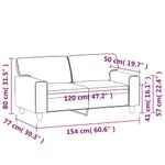 Casa si Gradina - Mobilier - Canapele si coltare - Canapele - Canapea de o persoana, rosu vin, 120 cm, material textil - Infinity.ro