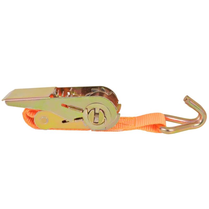 Casa si Gradina - Constructii - Depozitare, transport si protectie - Accesorii echipamente pentru transport si ridicat - Chingi fixare cu clichet , 4 buc, 0,4 tone 6 mx25 mm, portocaliu - Infinity.ro