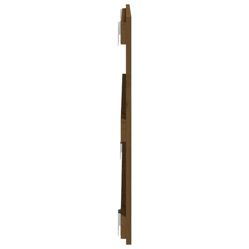 Casa si Gradina - Mobilier - Paturi si accesorii - Accesorii paturi - Tablie de pat pentru perete, maro miere, 108x3x60 cm - Infinity.ro
