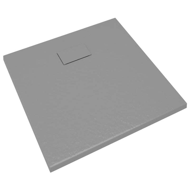 Casa si Gradina - Sanitare - Cazi si cabine de dus - Cadite dus - Cadita de dus, gri, 80x80 cm, SMC - Infinity.ro