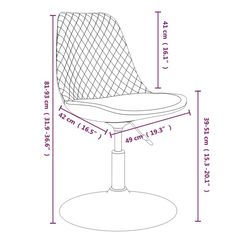 Casa si Gradina - Mobilier - Scaune si fotolii - Scaune - Scaune de bucatarie pivotante, 4 buc, roz, catifea - Infinity.ro