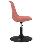 Casa si Gradina - Mobilier - Scaune si fotolii - Scaune - Scaune de bucatarie pivotante, 4 buc, roz, catifea - Infinity.ro