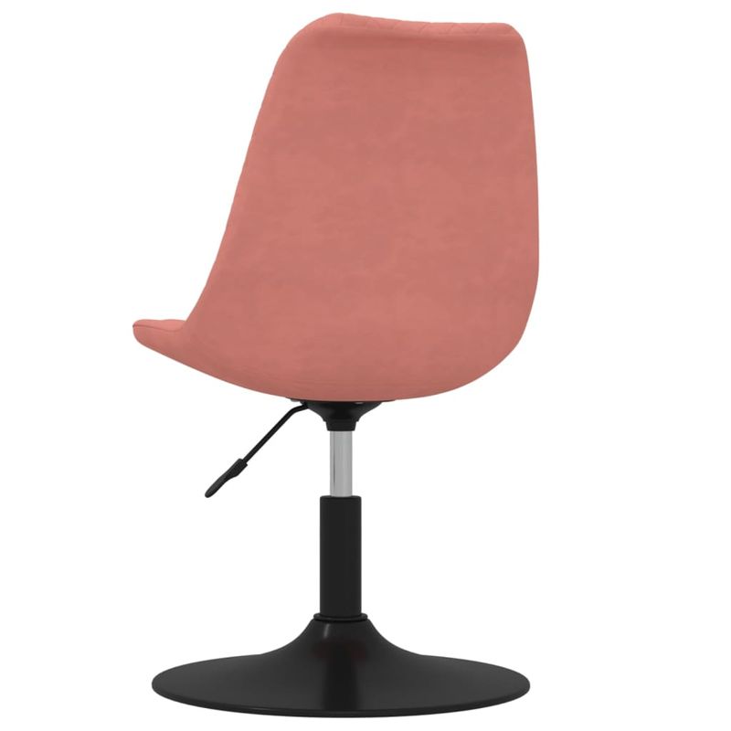 Casa si Gradina - Mobilier - Scaune si fotolii - Scaune - Scaune de bucatarie pivotante, 4 buc, roz, catifea - Infinity.ro