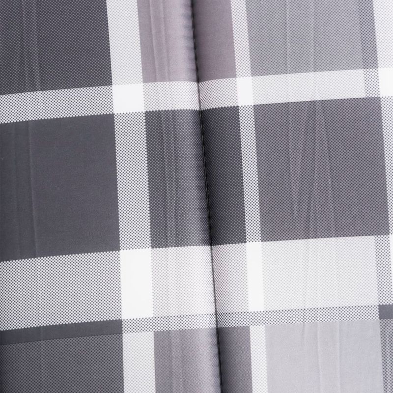 Casa si Gradina - Gradina si terasa - Mobilier exterior - Perne decorative exterior - Perna de sezlong, rosu carouri, 200x60x3 cm, textil oxford, model gri carouri - Infinity.ro