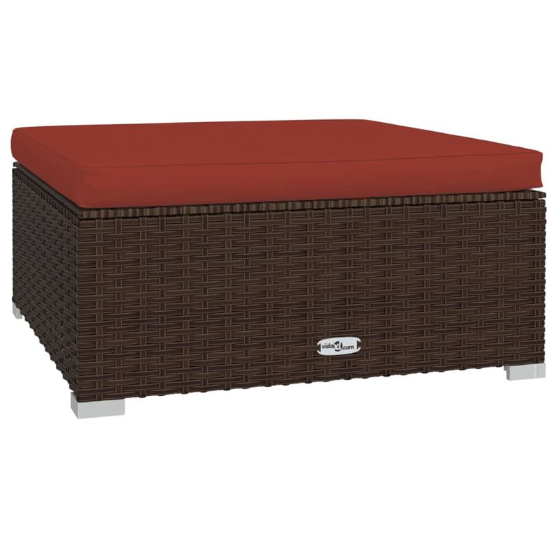Casa si Gradina - Gradina si terasa - Mobilier exterior - Seturi mobila gradina - Set mobilier de gradina cu perne, 6 piese, maro, poliratan - Infinity.ro