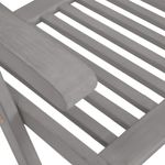 Casa si Gradina - Gradina si terasa - Mobilier exterior - Scaune si sezlonguri gradina - Scaune gradina rabatabile cu perne, 8 buc., gri, lemn acacia - Infinity.ro
