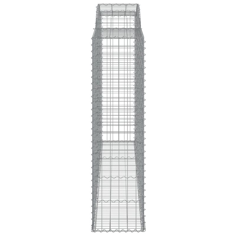 Casa si Gradina - Gradina si terasa - Garduri, panouri si accesorii - Cos gabion arcuit, 300x50x180/200 cm, fier galvanizat, cantitate în pachet: 2 - Infinity.ro
