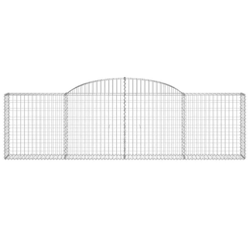 Casa si Gradina - Gradina si terasa - Garduri, panouri si accesorii - Cos gabion arcuit, 300x30x80/100 cm, fier galvanizat, cantitate în pachet: 1 - Infinity.ro