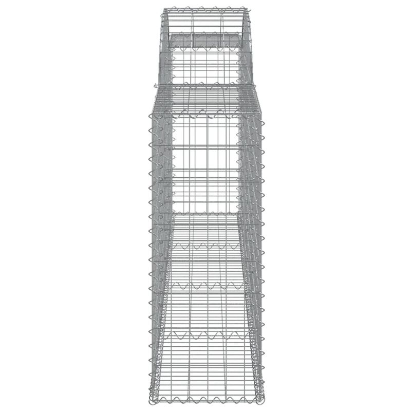 Casa si Gradina - Gradina si terasa - Garduri, panouri si accesorii - Cos gabion arcuit, 300x30x80/100 cm, fier galvanizat, cantitate în pachet: 1 - Infinity.ro
