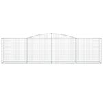 Casa si Gradina - Gradina si terasa - Garduri, panouri si accesorii - Cos gabion arcuit, 400x50x100/120 cm fier galvanizat - Infinity.ro