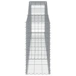 Casa si Gradina - Gradina si terasa - Garduri, panouri si accesorii - Cos gabion arcuit, 400x50x100/120 cm fier galvanizat - Infinity.ro