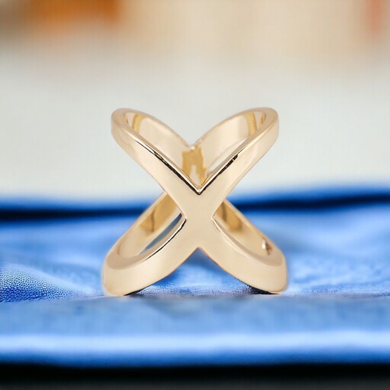 Fashion, accesorii si bijuterii - Femei - Accesorii femei - Alte accesorii femei - Inel decorativ pentru esarfa Crisalida, 1.8 cm, Gold - Infinity.ro