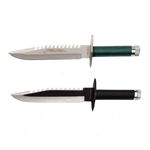 Casa si Gradina - Bucatarie si vesela - Vesela si tacamuri - Cutite si seturi de cutite - Set doua Cutite de Vanatoare FirstBlood, IdeallStore®, 35 cm, Teaca inclusa - Infinity.ro