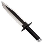 Casa si Gradina - Bucatarie si vesela - Vesela si tacamuri - Cutite si seturi de cutite - Set doua cutite de vanatoare, Tactical Knife, IdeallStore®, Otel inoxidabil, Negru - Infinity.ro