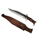 Casa si Gradina - Bucatarie si vesela - Vesela si tacamuri - Cutite si seturi de cutite - Set Cutit de vanatoare cu doua taisuri si baioneta Rambo, IdeallStore®, Teaca inclusa - Infinity.ro