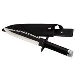 Casa si Gradina - Bucatarie si vesela - Vesela si tacamuri - Cutite si seturi de cutite - Set doua cutite de vanatoare, Tactical Knife, IdeallStore®, Otel inoxidabil, Negru - Infinity.ro