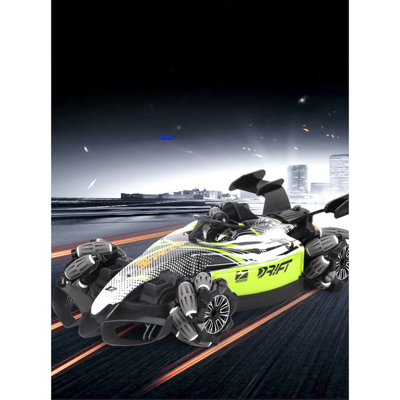 Jucarii, Copii si Bebe - Jucarii si jocuri - Vehicule si jucarii cu telecomanda - Masinute - Masinuta de Curse, Telecomanda/Senzori de gest, 34.5x17x9, Cascadorie RC drift 2, 4 GHz, 360 grade, Tractiune 4x4, - Infinity.ro