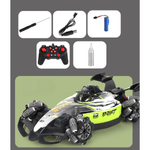 Jucarii, Copii si Bebe - Jucarii si jocuri - Vehicule si jucarii cu telecomanda - Masinute - Masinuta de Curse, Telecomanda/Senzori de gest, 34.5x17x9, Cascadorie RC drift 2, 4 GHz, 360 grade, Tractiune 4x4, - Infinity.ro