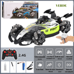 Jucarii, Copii si Bebe - Jucarii si jocuri - Vehicule si jucarii cu telecomanda - Masinute - Masinuta de Curse, Telecomanda/Senzori de gest, 34.5x17x9, Cascadorie RC drift 2, 4 GHz, 360 grade, Tractiune 4x4, - Infinity.ro