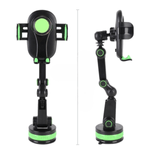 Laptop, Telefoane si Tablete - Telefoane mobile si accesorii - Accesorii Telefoane - Suport si docking telefoane - Suport Auto OZ, Reglabil si Rotativ, Unghi suport si brat 360 de grade, Verde/Negru, Universal - Infinity.ro