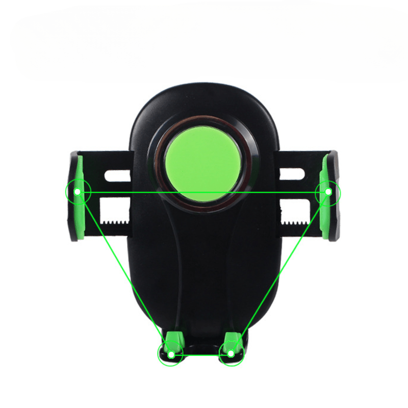 Laptop, Telefoane si Tablete - Telefoane mobile si accesorii - Accesorii Telefoane - Suport si docking telefoane - Suport Auto OZ, Reglabil si Rotativ, Unghi suport si brat 360 de grade, Verde/Negru, Universal - Infinity.ro