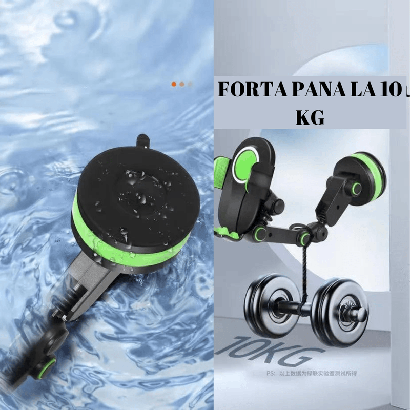 Laptop, Telefoane si Tablete - Telefoane mobile si accesorii - Accesorii Telefoane - Suport si docking telefoane - Suport Auto OZ, Reglabil si Rotativ, Unghi suport si brat 360 de grade, Verde/Negru, Universal - Infinity.ro