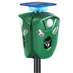 Casa si Gradina - Gradinarit si plante - Intretinere gradina - Articole daunatori gradina - Dispozitiv cu ultrasunete anti-daunatori, Nivazo AR16, 800 metri, 3 laturi,  3 moduri functionare, acoperire 360, incarcare solara, verde - Infinity.ro