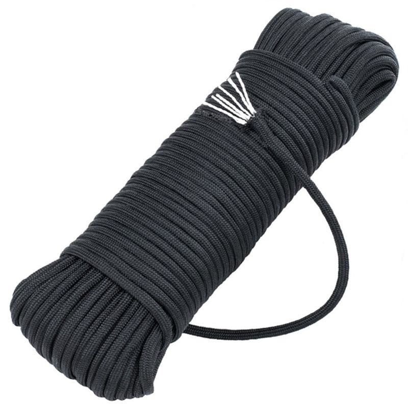 Sport si Outdoor - Camping - Accesorii camping si drumetii - Snur Paracord Premium, IdeallStore®, Negru, 30 m - Infinity.ro