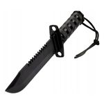 Sport si Outdoor - Camping - Cutite, bricege si accesorii - Cutite si bricege - Cutit militar, IdeallStore®, Rambo, 35 cm, Otel inoxidabil - Infinity.ro