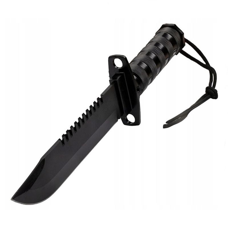 Sport si Outdoor - Camping - Cutite, bricege si accesorii - Cutite si bricege - Cutit militar, IdeallStore®, Rambo, 35 cm, Otel inoxidabil - Infinity.ro