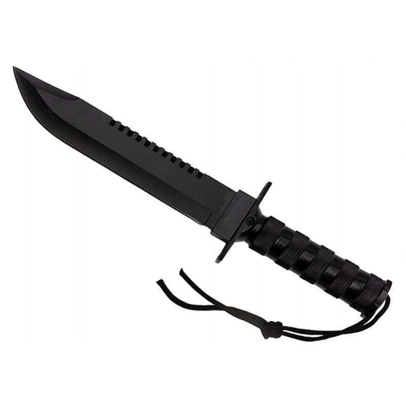 Sport si Outdoor - Camping - Cutite, bricege si accesorii - Cutite si bricege - Cutit militar, IdeallStore®, Rambo, 35 cm, Otel inoxidabil - Infinity.ro