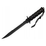 Sport si Outdoor - Camping - Cutite, bricege si accesorii - Cutite si bricege - Cutit militar, IdeallStore®, Rambo, 35 cm, Otel inoxidabil - Infinity.ro