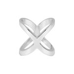 Fashion, accesorii si bijuterii - Femei - Accesorii femei - Esarfe si fulare femei - Inel decorativ pentru esarfa Crisalida, 1.8 cm, Silver - Infinity.ro