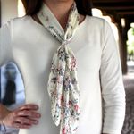 Fashion, accesorii si bijuterii - Femei - Accesorii femei - Esarfe si fulare femei - Inel decorativ pentru esarfa Crisalida, 1.8 cm, Silver - Infinity.ro