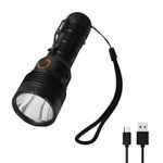 Sport si Outdoor - Camping - Articole solare camping - Lampi si lanterne camping - Lanterna Tactica LED Premium, 1000LM, Rezistenta la Apa IPX6, Incarcare Rapida USB-C, 3 Moduri de Lumina, Portabila - Infinity.ro