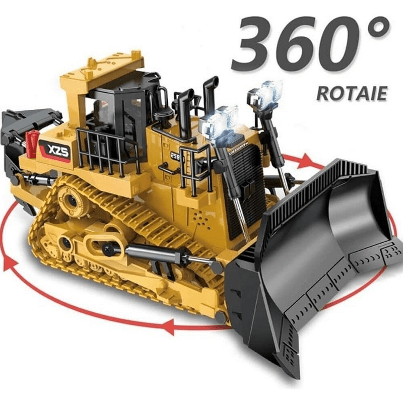 Jucarii, Copii si Bebe - Jucarii si jocuri - Vehicule si jucarii cu telecomanda - Masinute - Buldozer cu telecomanda, sunete si lumini LED, multiple functii si detalii bine definite, incarcare USB - Infinity.ro
