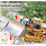 Jucarii, Copii si Bebe - Jucarii si jocuri - Vehicule si jucarii cu telecomanda - Masinute - Buldozer cu telecomanda, sunete si lumini LED, multiple functii si detalii bine definite, incarcare USB - Infinity.ro