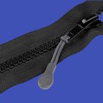 Casa si Gradina - Decoratiuni - DIY - Articole mercerie - Tragator pentru fermoar Crisalida, lungime 65 mm, Negru - Infinity.ro